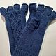 Knitted mitts with fingers 101 S, 215. Mitts. HOBBIMANIYA. My Livemaster. Фото №5