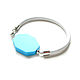 Blue magnet bracelet 'Blue sky' white bracelet. Bead bracelet. Irina Moro. Online shopping on My Livemaster.  Фото №2