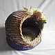 the wicker house cat in the style of Provence, Pet House, Moscow,  Фото №1