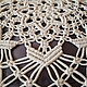 Пуф интерьерный макраме серый. Пуфы и пуфики. macrame_anastasiya. Интернет-магазин Ярмарка Мастеров.  Фото №2
