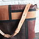 Сумка-тоут женская из натуральной кожи. Сумка-тоут. Leather Fish Crafts - Изделия из кожи. Ярмарка Мастеров.  Фото №4