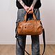 Дорожная сумка. Мужская сумка. VINULA | Изделия из кожи. Интернет-магазин Ярмарка Мастеров.  Фото №2