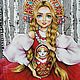 Джинсовая  куртка с рисунком Русская красавица Ручная роспись кастом. Куртки. Olgavolgoart. Роспись одежды и обуви. Кастом. Ярмарка Мастеров.  Фото №9