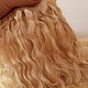 Mohair tress (wheat) (for dolls). Doll hair. Hair and everything for dolls. My Livemaster. Фото №4