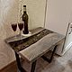 The river table from an array with epoxy, Tables, Novosibirsk,  Фото №1