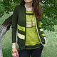To better visualize the model, click on the photo CUTE-KNIT NAT Onipchenko Fair masters to Buy the jacket and bilateral top
