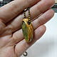 Copy of Copy of Copy of Copy of Pendant made of Karelian birch with wild amber. Pendant. Woollywood_woodcarving. My Livemaster. Фото №6