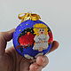 Christmas tree toys made of beads. Christmas decorations. GlassJewelry. My Livemaster. Фото №4