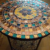 Для дома и интерьера handmade. Livemaster - original item TABLES: Table with mosaic 