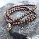 Sandalwood rosary with a cotton brush, with a Ji bead. Rosary. Jewerly for Happiness. Online shopping on My Livemaster.  Фото №2