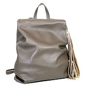 Сумки и аксессуары handmade. Livemaster - original item Urban backpack - large size with two pockets and cosmetic bag. Handmade.