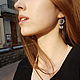 Dreamcatcher Earrings, 925 Sterling Silver. Earrings. Amorem. Online shopping on My Livemaster.  Фото №2