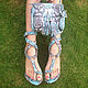 Summer set of python skin Sea wave. Sandals. Exotic Workshop Python Fashion. Online shopping on My Livemaster.  Фото №2