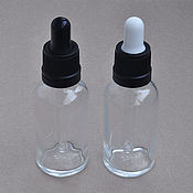 Материалы для творчества handmade. Livemaster - original item Glass vials with pipette 50 ml. Handmade.