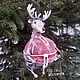 The fawn is a Christmas tree toy. christmas tree toys, deer. Unique gifts. Christmas decorations. Anastasiya Kosenchuk. My Livemaster. Фото №6