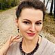 Комплект украшений с гранатом. Комплекты украшений. Ирина Кириенко. Ярмарка Мастеров.  Фото №4