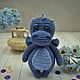 Crocheted blue dragon, Stuffed Toys, Balashikha,  Фото №1