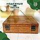 Шкатулка из дуба "палисандр" 23х17 см. Шкатулки. Лесная Сказка. Ярмарка Мастеров.  Фото №4