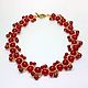 Order Krasnoe necklace made of natural stones and beaded 'Berry'. Beaded jewelry by Mariya Klishina. Livemaster. . Necklace Фото №3