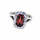 Order Sakura tourmaline ring, diamonds, white gold 585. Jewelry Laboratory Alter Ego. Livemaster. . Rings Фото №3