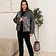 Author's striped jacket with applique, Jackets, Novosibirsk,  Фото №1