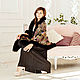 Order Pavloposad shawl with fur. National Brand. Livemaster. . Shawls Фото №3