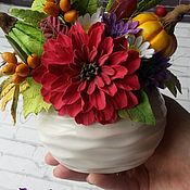 Букет "Романс" в керамической вазе