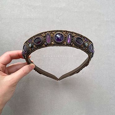 Украшения ручной работы. Ярмарка Мастеров - ручная работа Кокошник "Once upon a time". Handmade.