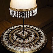 Coffee table with a mosaic top 