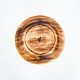 Flat wooden plate made of cedar (children's set) 190mm. T151. Children\'s tableware. ART OF SIBERIA. My Livemaster. Фото №5