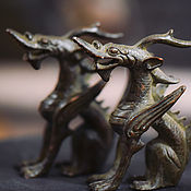 Фен-шуй и эзотерика handmade. Livemaster - original item Retro Figurine and Tube Dragon Unicorn Decor Tibet. Handmade.