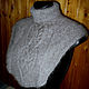 Order Women's knitted dickey Arans. Warm Yarn. Livemaster. . Dickies Фото №3