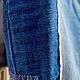 Сумка джинсовая молодёжная большая, стильная. Сумка-торба. Наташа Мастерская душевных уютностей (tvorilochki). Ярмарка Мастеров.  Фото №4