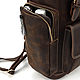 Дорожный рюкзак из натуральной кожи  crazy horse. Рюкзаки. Camelbags. Ярмарка Мастеров.  Фото №6