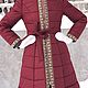 Burgundy coat with hood, warm winter coat, women's long coat. Down jackets. Lara (EnigmaStyle). Online shopping on My Livemaster.  Фото №2