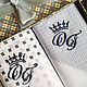 Handkerchiefs men's Crown embroidered Monogram Monogram. Shawls1. mybroidery. Online shopping on My Livemaster.  Фото №2
