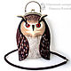 Owl bag / women's felted handbag / wool bag / owl eared, Classic Bag, Sochi,  Фото №1