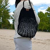 Сумки и аксессуары handmade. Livemaster - original item Bag: Beach bag / Backpack / String bag/ bag. Handmade.