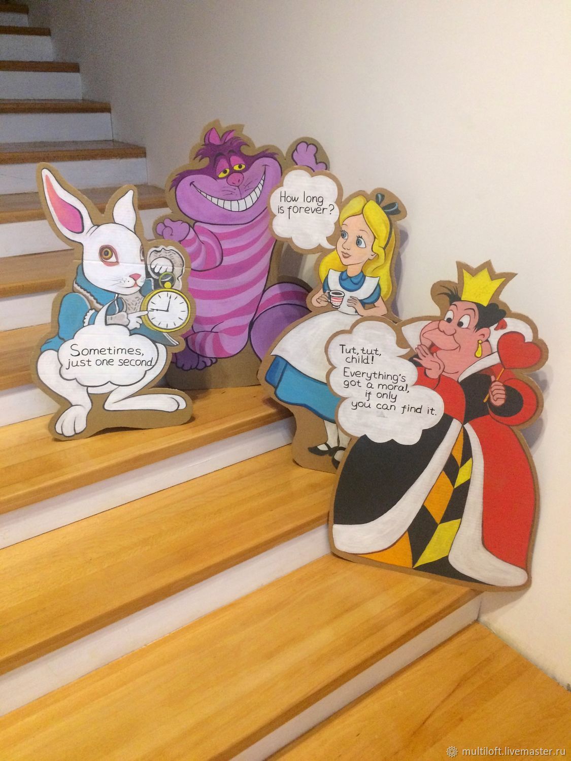 Картонные декорации "Алиса в стране чудес" – заказать на Ярмарке ...