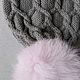 Order Hat 'Taup' p. 52-55 100%merino wool. Natalya_Sholokhova. Livemaster. . Caps Фото №3