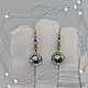Diamond BALL earrings gold 585, diamonds, sapphires. VIDEO. Earrings. MaksimJewelryStudio. My Livemaster. Фото №5