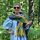 Order Felted scarf Africa, warm textured scarf, size 29 h194 cm. AloraFelt. Livemaster. . Scarves Фото №3