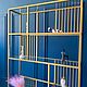 Стеллаж «Gold Bunny». Стеллажи. BADIKO_MEBEL  (Badiki). Ярмарка Мастеров.  Фото №5