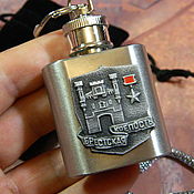 Сувениры и подарки handmade. Livemaster - original item Flask keychain 30 ml 