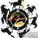 Copy of Copy of Wall clock "Horse". Watch. Vinyl Time. Online shopping on My Livemaster.  Фото №2