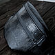Order Waist bag made of genuine black monitor lizard leather. odalgoods (odalgoods). Livemaster. . Waist Bag Фото №3