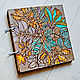 Notebook wood cover 22x22sm "Forest-1", Sketchbooks, Moscow,  Фото №1