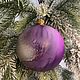 Набор стеклянных шаров 2 шт 10 см. Елочные игрушки. Yknewyeardecor. Интернет-магазин Ярмарка Мастеров.  Фото №2
