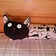 Котик валик от сквозняка. Мягкие игрушки. Ольга Волкова (Sansusi). Ярмарка Мастеров.  Фото №5