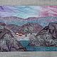 Картина из ткани Сиреневый пейзаж. Картины. Elena.artquilt. Интернет-магазин Ярмарка Мастеров.  Фото №2
